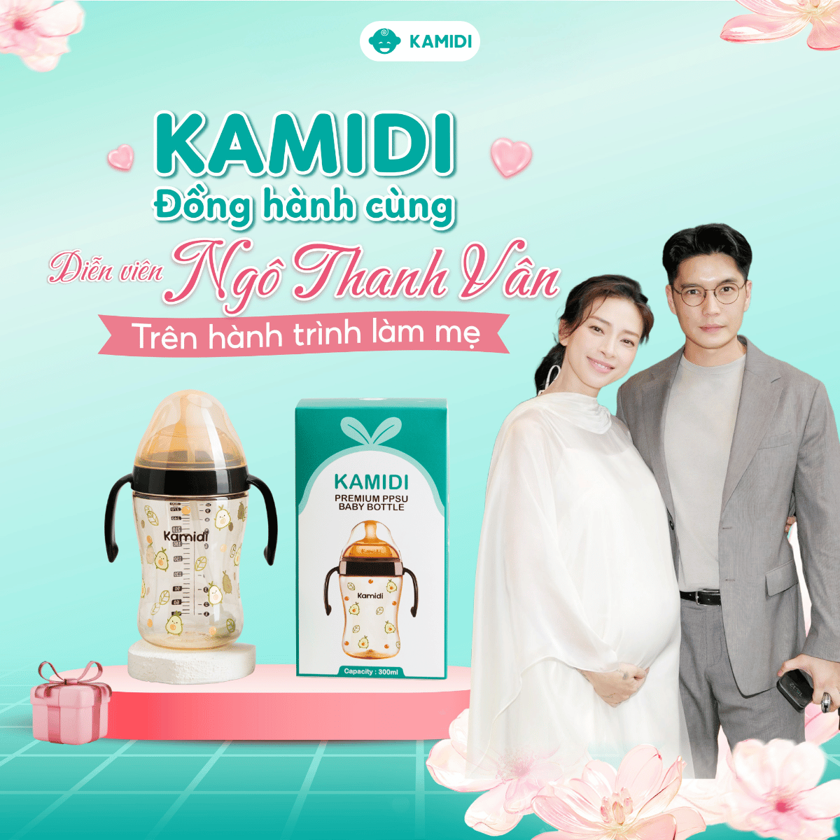 BÌNH SỮA KAMIDI PPSU HOẠ TIẾT QUẢ BƠ 1 12 2