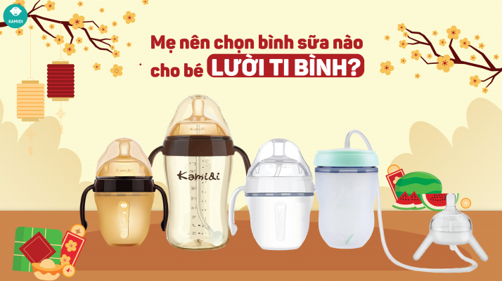 Mẹ nên chọn bình sữa nào cho bé lười ti bình