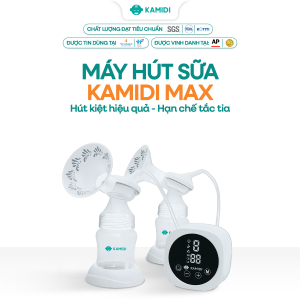 Máy hút sữa điện đôi Silicone Kamidi Max