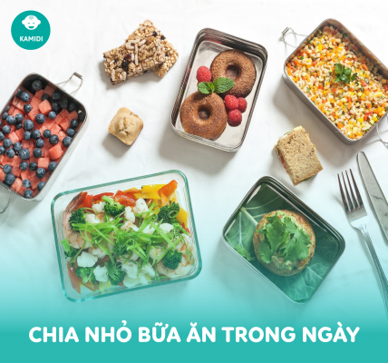 mẹ bầu nên chia nhỏ bữa ăn 