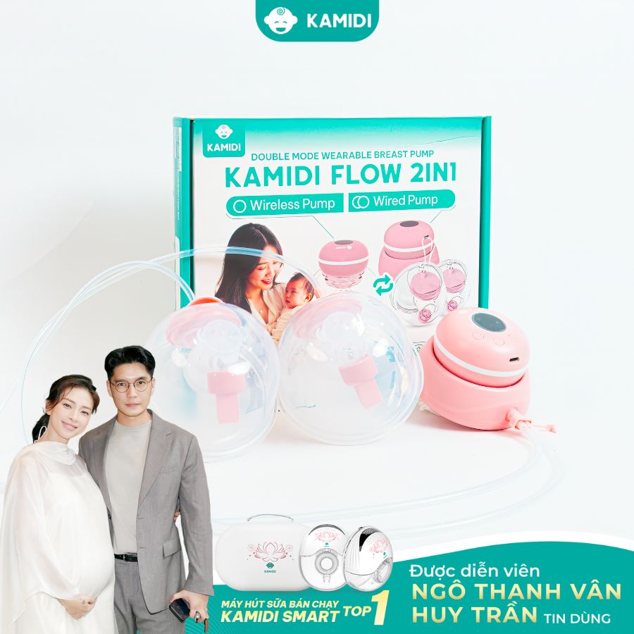 MÁY HÚT SỮA KAMIDI FLOW 2IN1 1 may hut sua kamidi 2in1