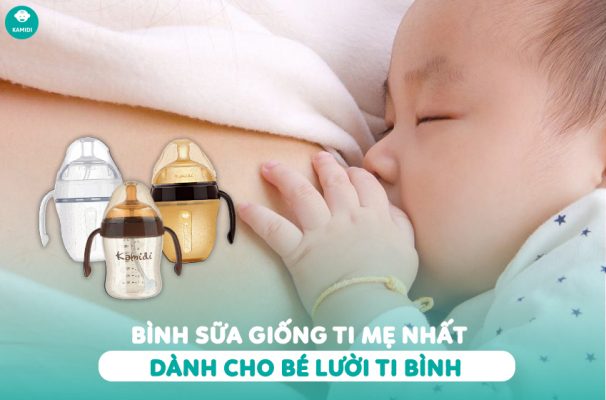1 Bình sữa giống ti mẹ nhất dành cho bé lười ti bình 1