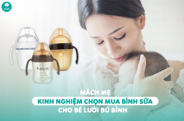 1 Mách mẹ kinh nghiệm chọn mua bình sữa cho bé lười bú bình 1
