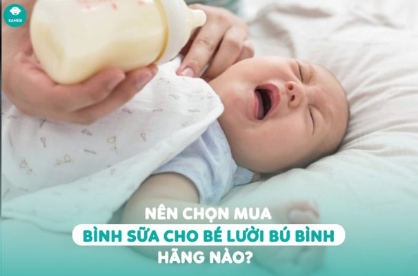 Nên chọn mua bình sữa cho bé lười bú bình hãng nào