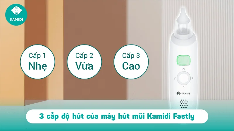 Review máy hút mũi Kamidi Fastly có tốt không? Có an tâm khi sử dụng? 4 may-hut-mui-kamidi-5-cap-do-hut