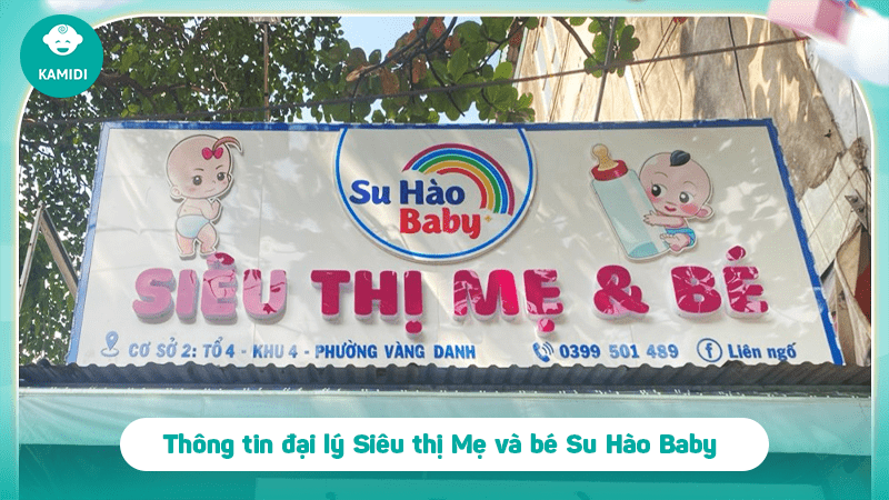 Chào mừng siêu thị Mẹ và bé Su Hào Baby trở thành đại lý phân phối chính hãng của Kamidi Việt Nam 2 dai-ly-su-hao-1