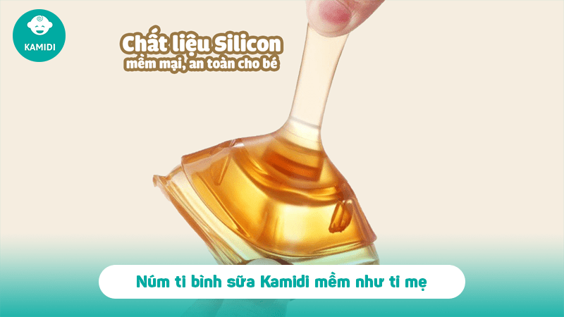 Tốc độ chảy của bình sữa silicone Kamidi có phù hợp với trẻ sơ sinh? 4 toc-do-chay-cua-binh-sua-silicone-kamidi-3