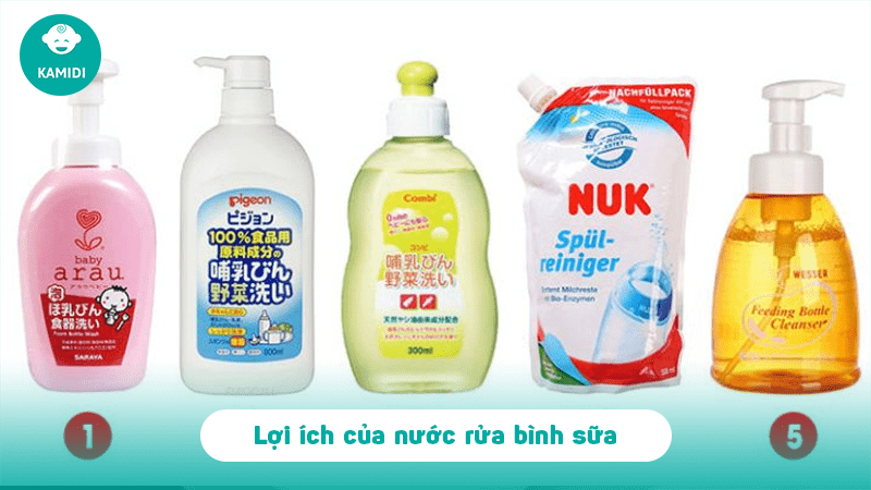 Cách dùng nước rửa bình sữa vệ sinh bình sữa Kamidi 2 cach-dung-nuoc-rua-binh-sua-1