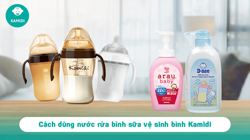 Cách dùng nước rửa bình sữa vệ sinh bình sữa Kamidi 3 cach-dung-nuoc-rua-binh-sua-2