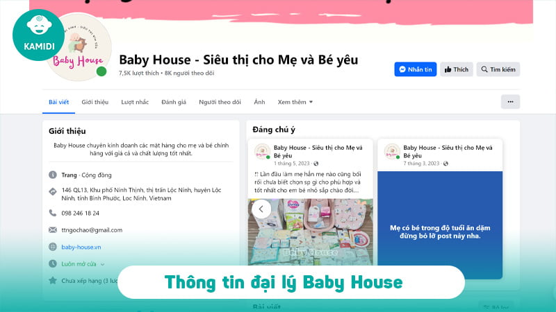 Chào mừng cửa hàng Mẹ và Bé Baby House trở thành đại lý phân phối chính hãng của Kamidi Việt Nam 2 dai-ly-baby-house-1