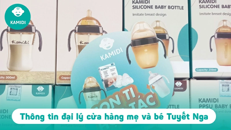 Chào mừng cửa hàng mẹ và bé Tuyết Nga trở thành đại lý phân phối chính hãng của Kamidi Việt Nam 2 dai-ly-tuyet-nga-1