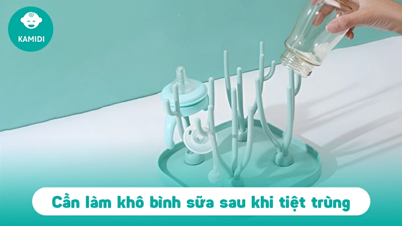 Tác dụng của việc sấy khô bình sữa sau khi tiệt trùng 3 say-kho-binh-sua-2