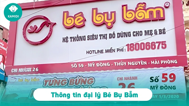 Chào mừng chuỗi cửa hàng Bé Bụ Bẫm trở thành đại lý phân phối chính hãng của Kamidi Việt Nam 2 dai-ly-be-bu-bam-1
