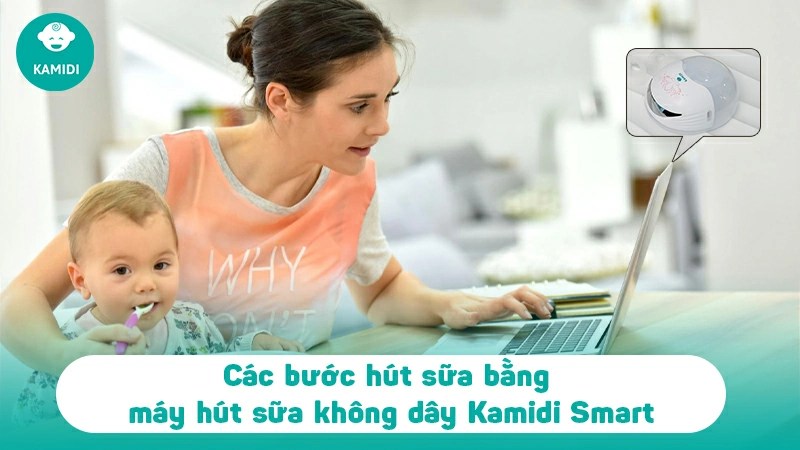 Hướng dẫn cách sử dụng và vệ sinh máy hút sữa không dây Kamidi Smart 2 -sinh-may-hut-sua-khong-day-kamidi-smart-1