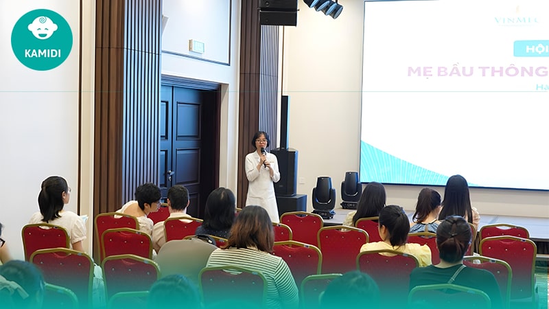 Kamidi đồng hành cùng Vinmec tổ chức Hội thảo tiền sản "Mẹ bầu thông thái - Thai kỳ an yên" 4 kamidi-vinmec-2