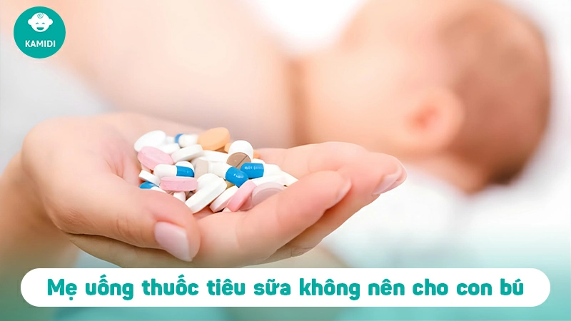 Mẹ uống thuốc tiêu sữa có ảnh hưởng đến sức khỏe của con không? 3 uong-thuoc-tieu-sua-2