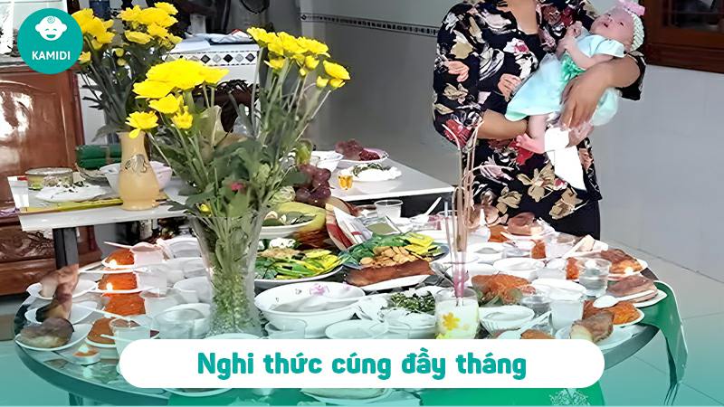 Hướng dẫn cúng đầy tháng cho bé đầy đủ nghi lễ 4 cung-day-thang-cho-be-3