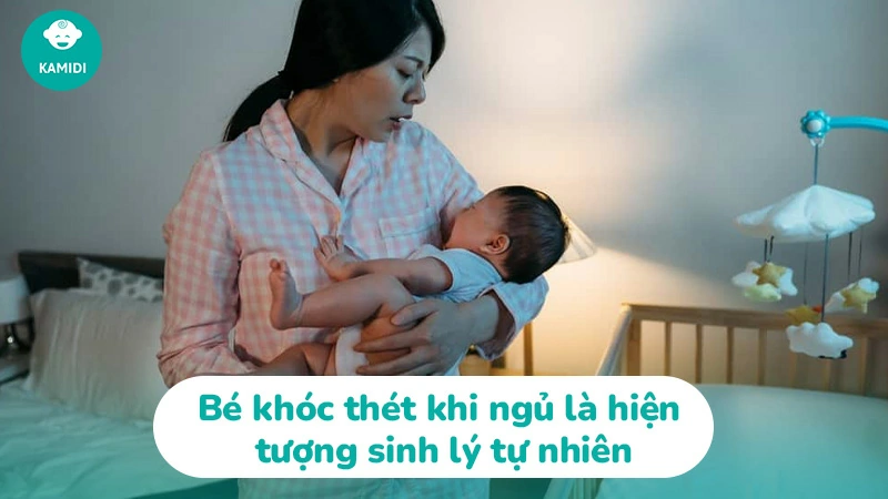 Bé đang ngủ tự nhiên khóc thét lên là do đâu? Cách xử lý 4 be-dang-ngu-tu-nhien-khoc-thet-1