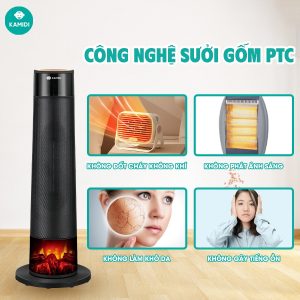 Máy sưởi gốm đa năng Kamidi Warm 2 9 may warm