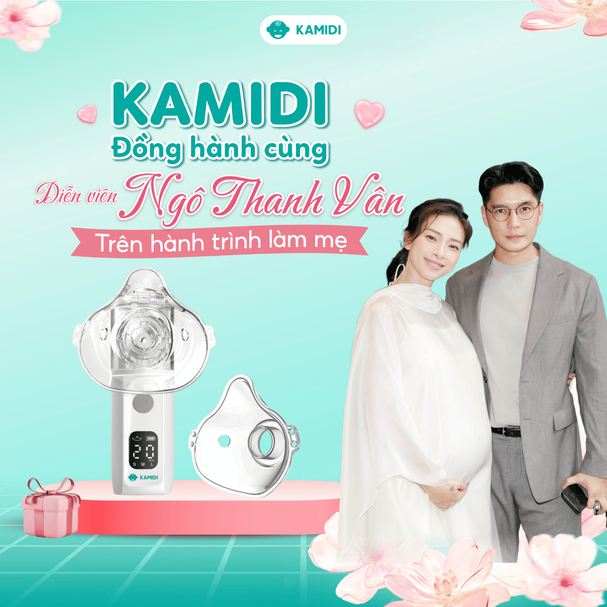 Máy xông mũi họng cầm tay Kamidi Mist 1 1 1