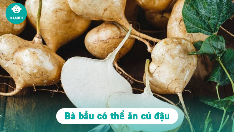 Bầu ăn củ đậu được không? Mẹ cần lưu ý điều gì khi ăn củ đậu 2 bau-an-cu-dau-duoc-khong-1