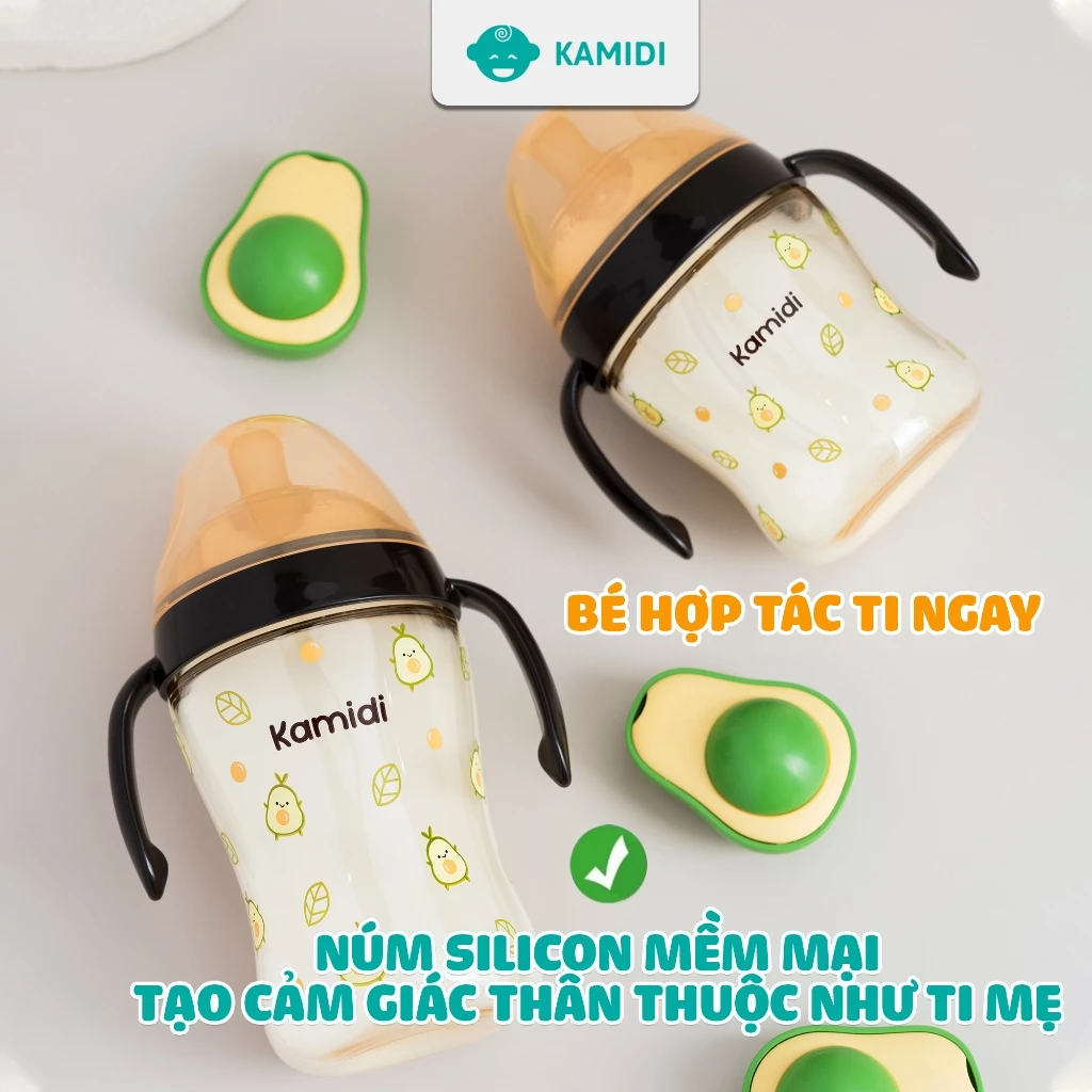 BÌNH SỮA KAMIDI PPSU HOẠ TIẾT QUẢ BƠ 5 vn 11134207 7ra0g