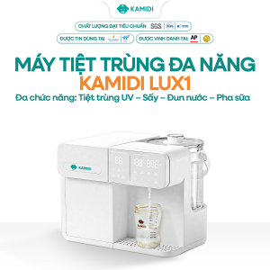 Máy tiệt trùng UV đa năng tích hợp đun nước pha sữa Kamidi Lux 1