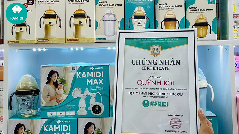 Chào mừng cửa hàng mẹ và bé Quỳnh Kòi trở thành đại lý phân phối chính hãng của Kamidi Việt Nam 3 1 4