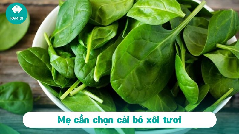 Hướng dẫn nấu cháo cải bó xôi cho bé ăn dặm thơm ngon giàu dinh dưỡng 3 chao-cai-bo-xoi-cho-be-2