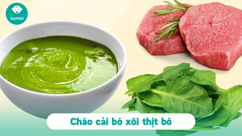 Hướng dẫn nấu cháo cải bó xôi cho bé ăn dặm thơm ngon giàu dinh dưỡng 4 chao-cai-bo-xoi-cho-be-3