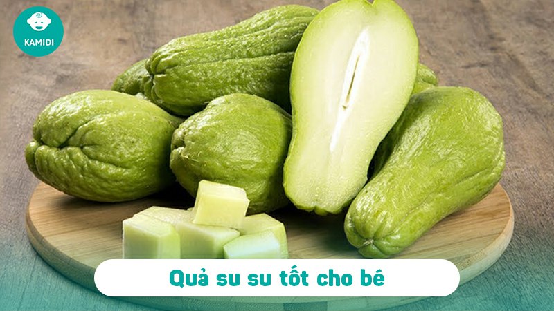 Bé mấy tháng ăn được quả su su? Công thức nấu cháo su su cho bé ăn dặm bổ dưỡng 2 be-may-thang-an-duoc-qua-su-su-1