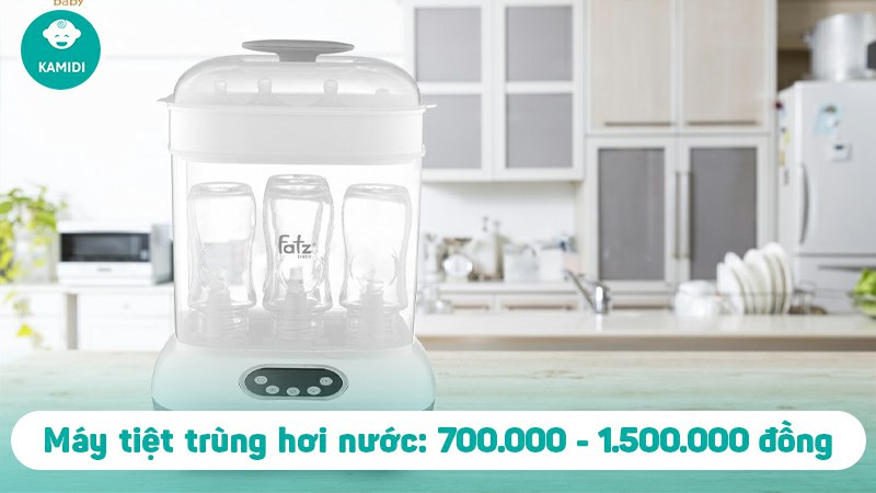 Giá máy tiệt trùng bình sữa trên thị trường hiện nay là bao nhiêu? 3 gia-may-tiet-trung-binh-sua-2