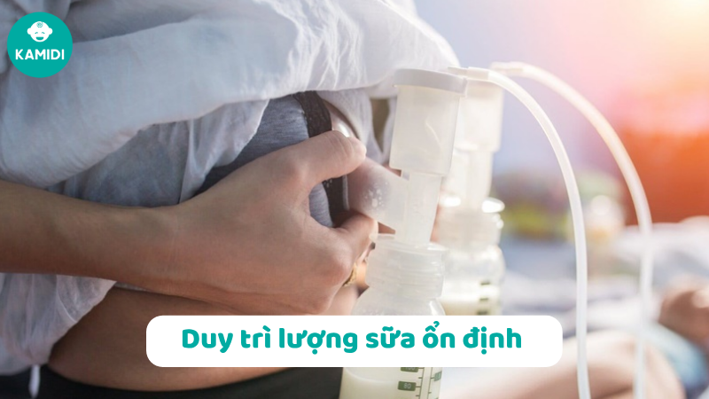 Hút sữa kép và 6 lợi ích hàng đầu của việc hút sữa kép mẹ cần biết 5 Hút sữa kép giúp mẹ duy trì được lượng sữa ổn định cho bé con