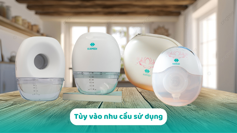 So sánh máy hút sữa không dây KAMIDI Smart và KAMIDI Queen 1 – Loại nào đáng mua hơn? 5 Tùy theo nhu cầu sử dụng mà mẹ có thể chọn mẫu máy phù hợp nhất