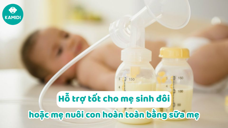Hút sữa kép và 6 lợi ích hàng đầu của việc hút sữa kép mẹ cần biết 7 Việc hút sữa đôi sẽ giúp mang lại lợi ích cho mẹ sinh đôi hoặc mẹ muốn nuôi con hoàn toàn bằng sữa mẹ