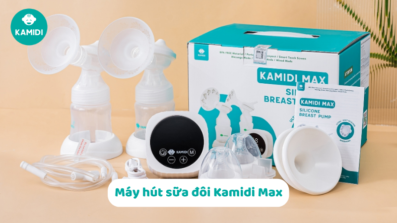 Hút sữa kép và 6 lợi ích hàng đầu của việc hút sữa kép mẹ cần biết 9 Máy hút sữa đôi Kamidi Max
