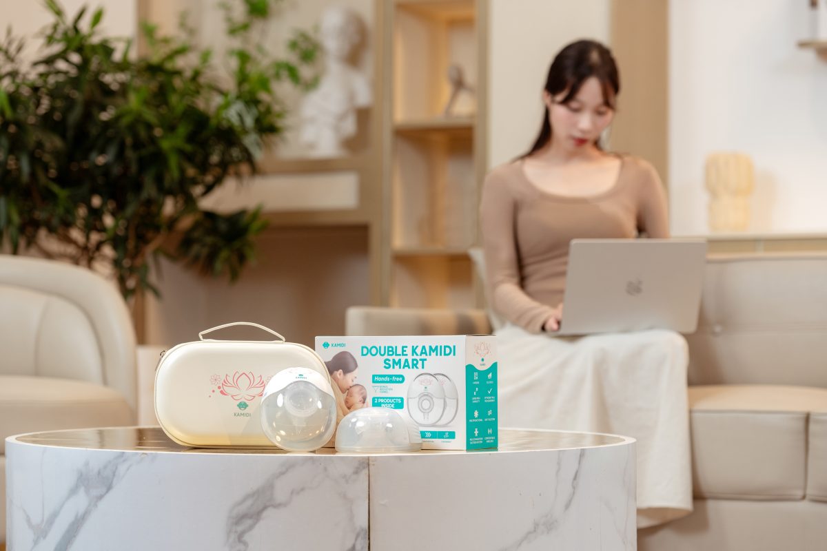 MÁY ĐÔI: MÁY HÚT SỮA RẢNH TAY KHÔNG DÂY HOA SEN KAMIDI SMART 14 HLE 1868