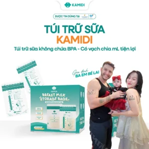 Túi trữ sữa Kamidi 150ml 50c