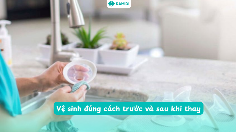 Vệ sinh sạch sẽ và đúng cách các phụ kiện cũng là một mẹo giúp kéo dài tuổi thọ của máy hút sữa