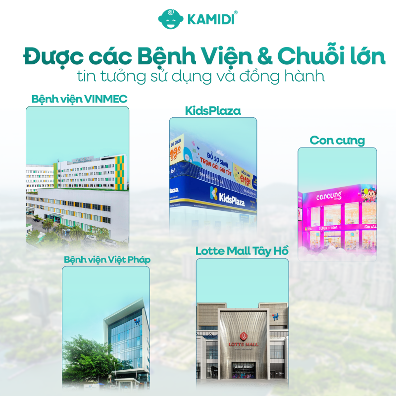 Phiên bản nâng cấp Gen 2 của bình sữa “triệu bé mê” Kamidi – Dòng cải tiến mới có làm bé mê hơn? 5 Kamidi được các bệnh viện, hệ thống y tế và chuỗi lớn tin dùng
