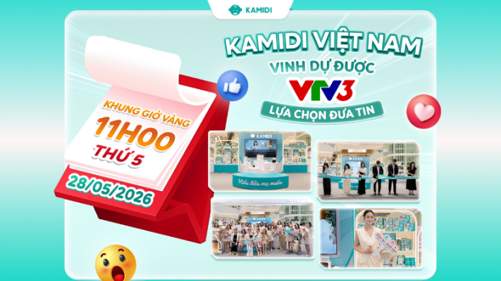 Kamidi Việt Nam vinh dự xuất hiện trên sóng truyền hình quốc gia VTV3