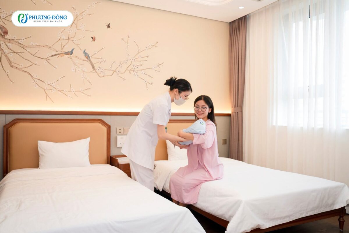 Không gian tiện nghi cùng những trợ thủ phù hợp giúp những ngày đầu ở cữ của mẹ thêm nhẹ nhàng và trọn vẹn bên con yêu.