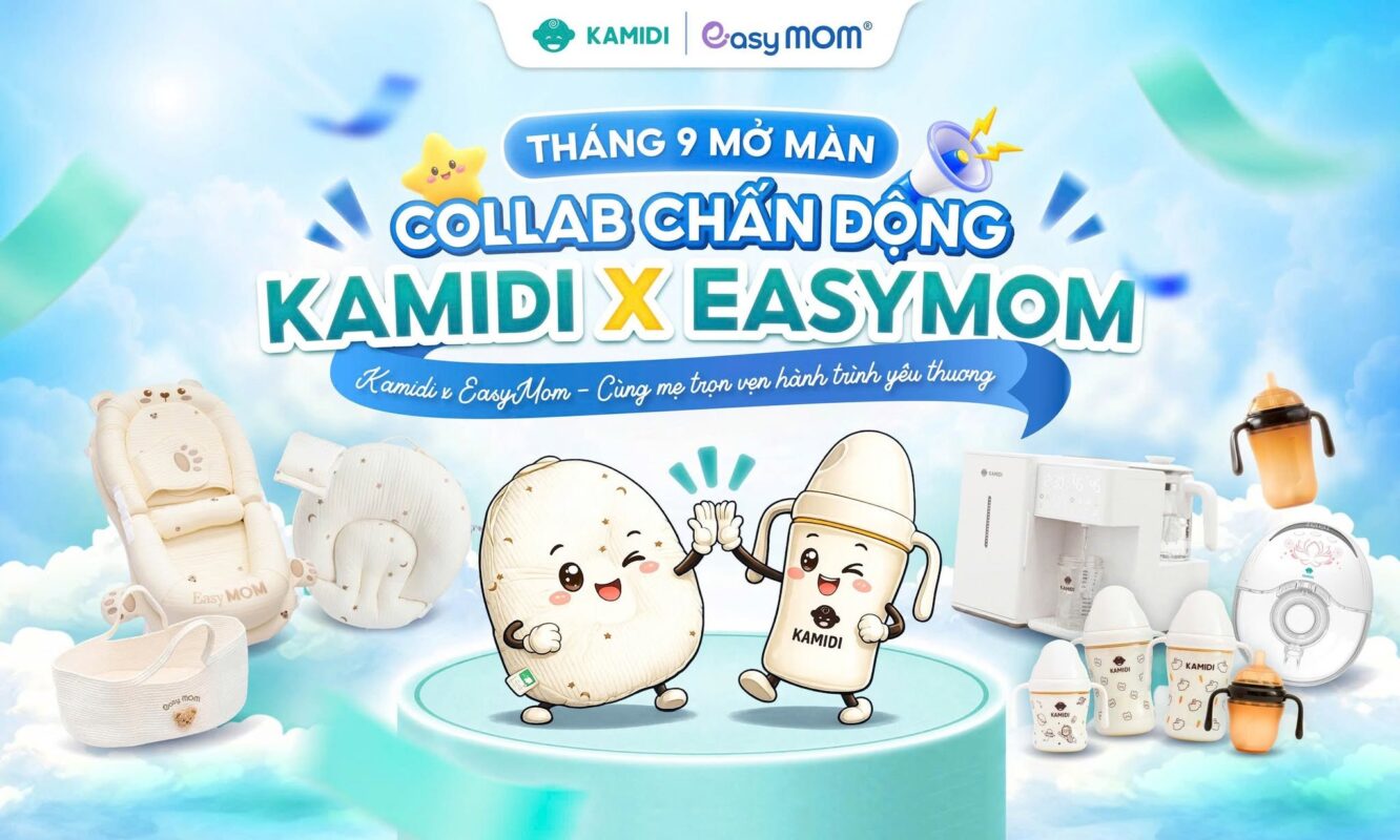 KAMIDI x EASY MOM: Màn collab “chấn động” giới bỉm sữa - Nhân đôi tiện ích chăm mẹ & bé 2 kamidi-x-easy-mom
