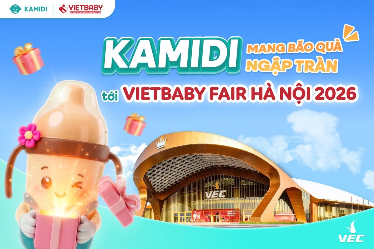 Kamidi mang “bão quà” cùng dàn khách mời đình đám đến VietBaby Fair Hà Nội 2026 1 825327722 1083200851292544 2714987823971265277 n